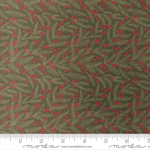 Preorder - Moda - Lella Boutique - Christmas Eve Quilting Cuddle - Pine Needles And Berries - 5243 13QC - Expected Release May 2026