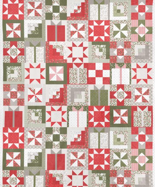 Preorder - Moda - Lella Boutique - Christmas Eve Quilting Cuddle - Cheater Patchwork - 5149 12QC - Expected Release May 2026