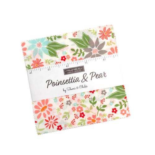 Preorder - Moda - Sherri And Chelsi - Poinsettia And Pear - Charm Pack 5" Squares - Expected Release May 2026