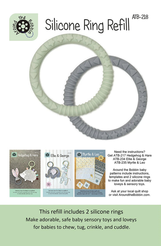 Around The Bobbin Silicone Ring Refill For Baby Sensory Toys