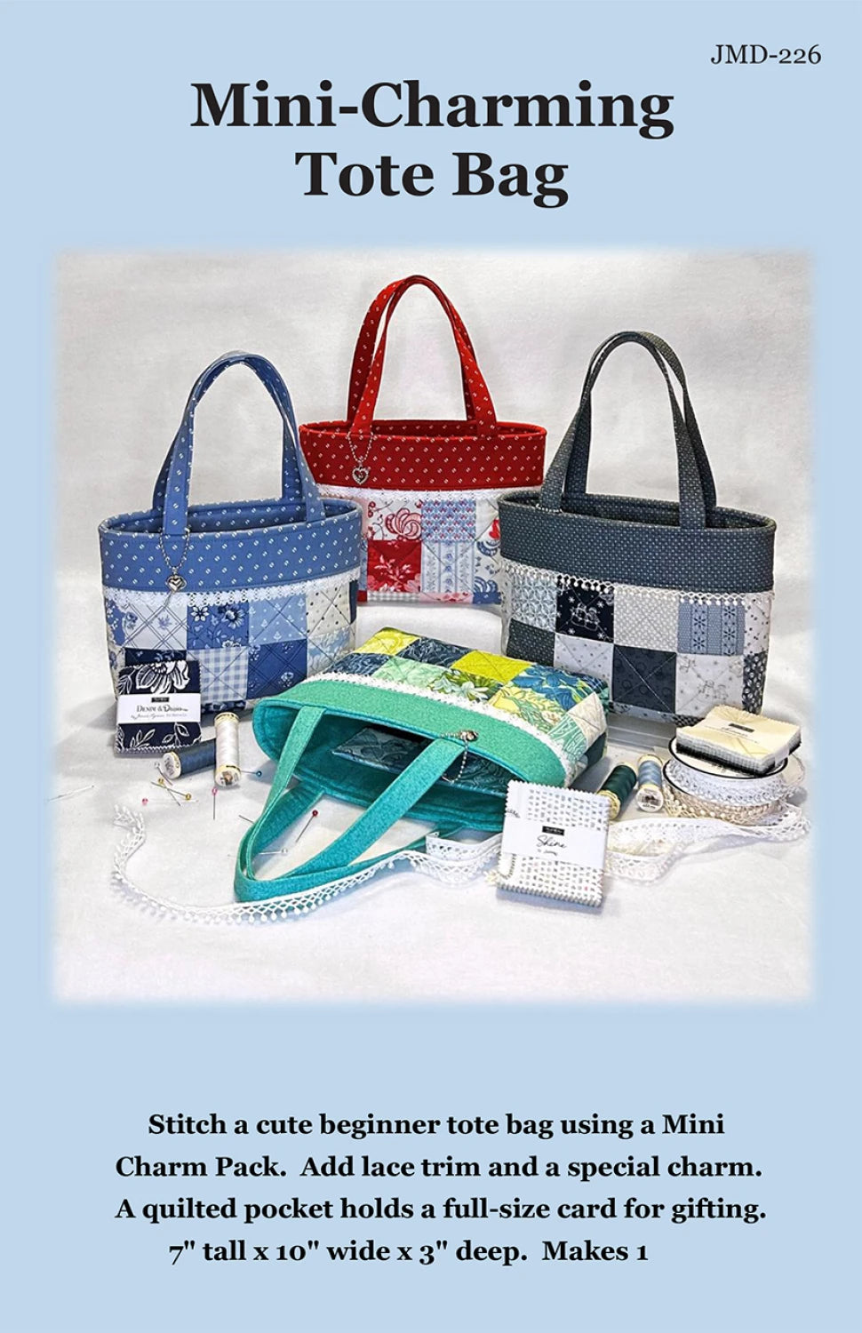 Mini Charming Tote Pattern By J Minnis Designs