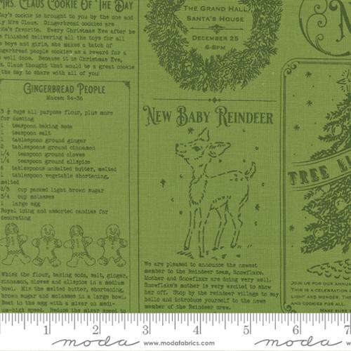 Preorder - Moda - Stacy Iest Hsu - Holiday Cheer - Christmas Vintage North Pole Newspaper - 20970 13 - Ships May 2026