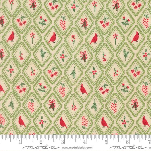 Preorder - Moda - Stacy Iest Hsu - Holiday Cheer - Christmas Charm Cardinals Blender - 20974 13 - Ships May 2026
