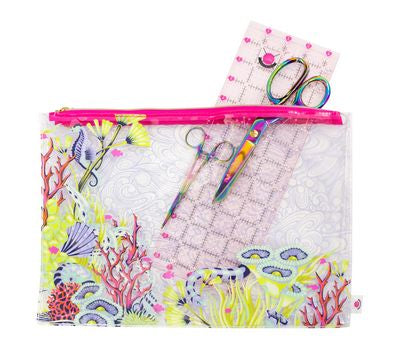 Tula Pink - Floral Reef - Medium Project Bag