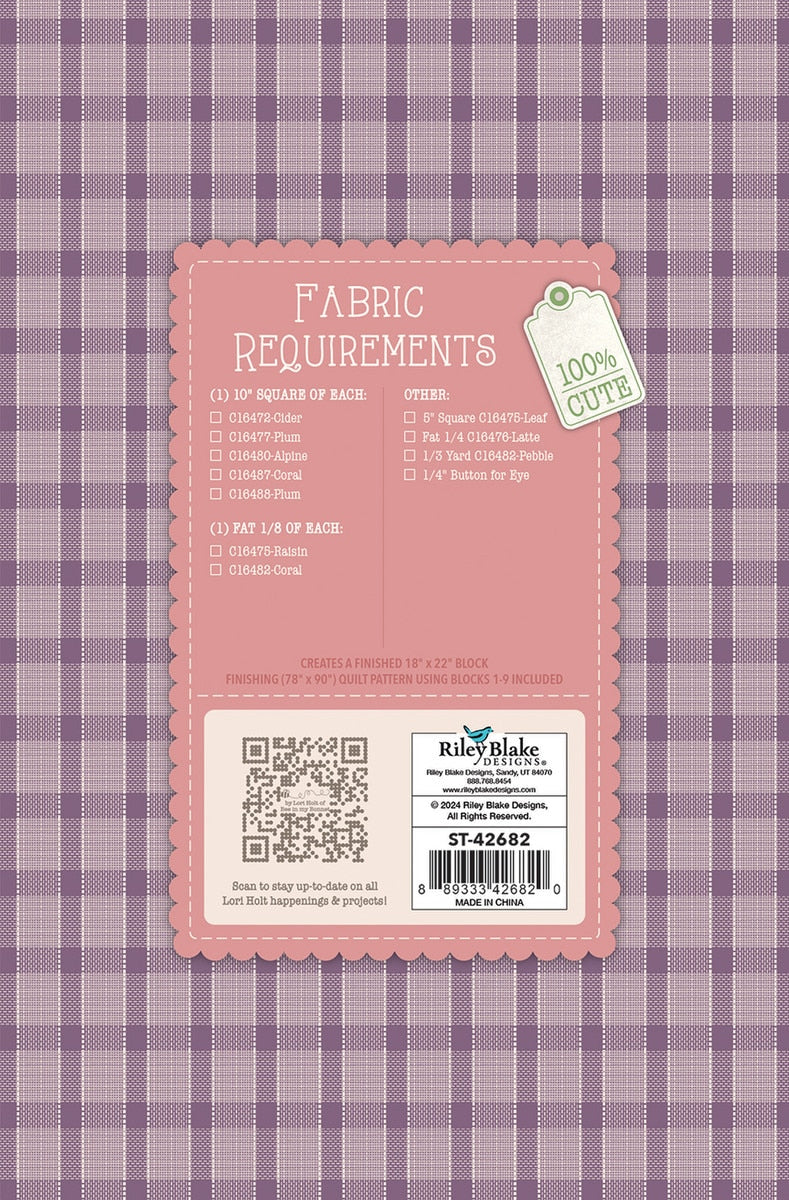 Gentler Times Gentle Goose No. 2 Quilt Seeds Pattern By Lori Holt