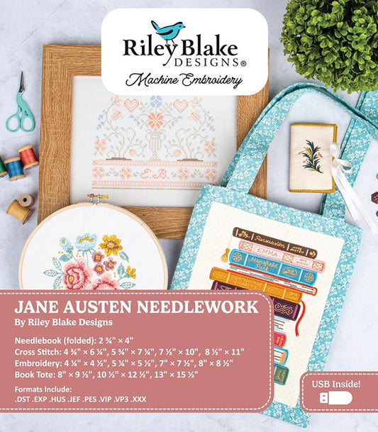 Riley Blake - Jane Austen Machine Embroidery CD Needlework Projects