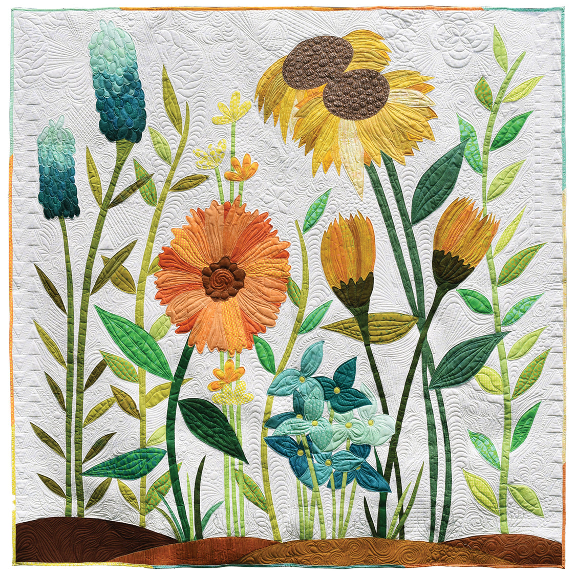 Windham - Everbloom Citrus Sunburst - Factory Cut Quilt Kit - 55147QK-X Multi