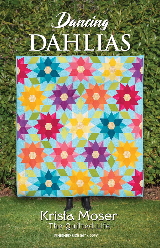 Dancing Dahlias Quilt Pattern By The Quilted Life