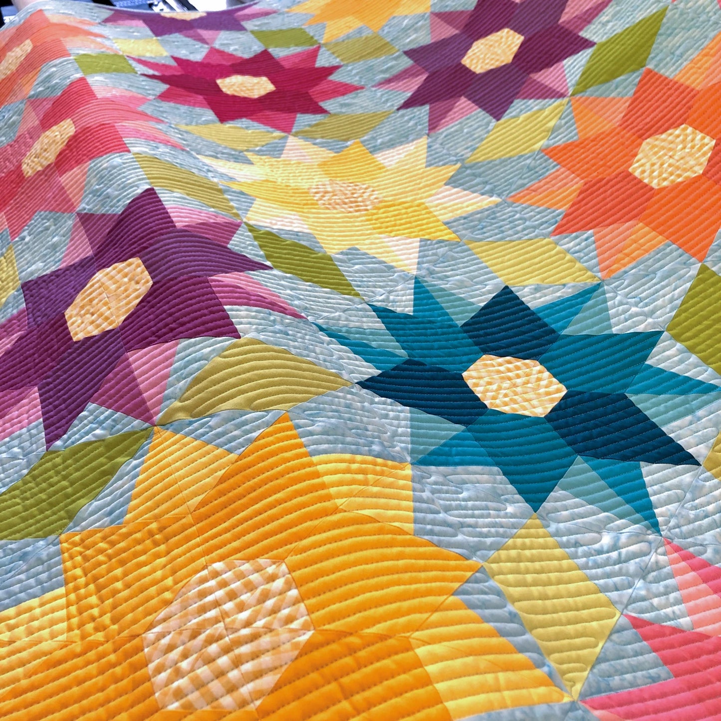 Dancing Dahlias Quilt Pattern By The Quilted Life