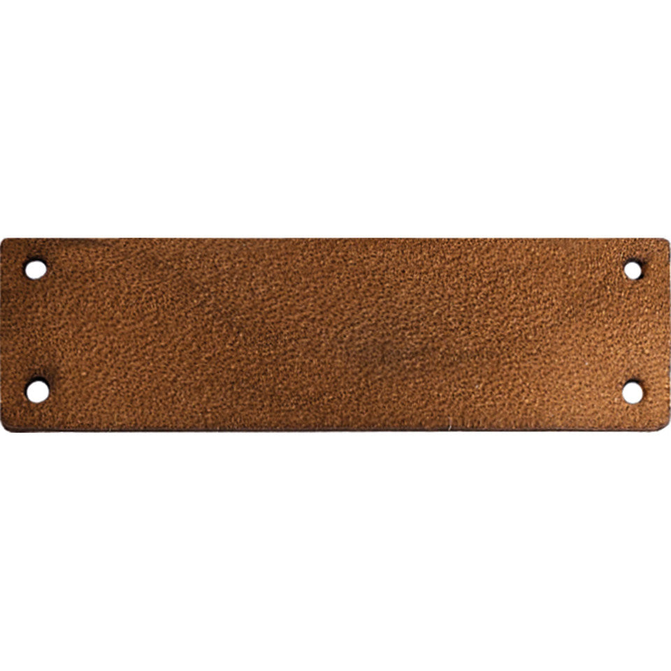 Craft Labeler - Brown Leather Labels - 5ct