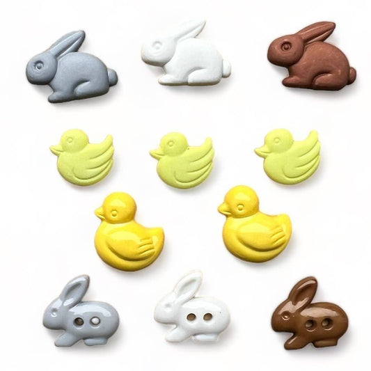 Buttons Galore and More - Craft And Sewing Buttons - Ducks and Bunnies