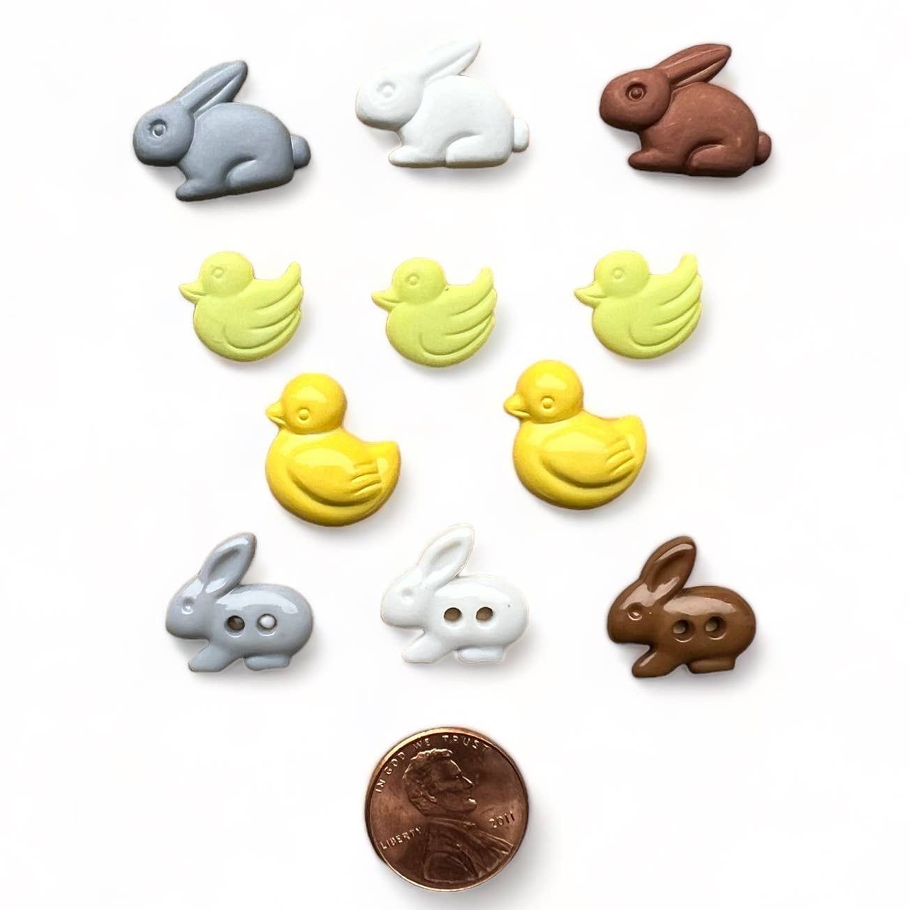 Buttons Galore and More - Craft And Sewing Buttons - Ducks and Bunnies