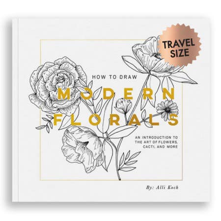 Draw Modern Florals (Mini) Book By Alli Koch