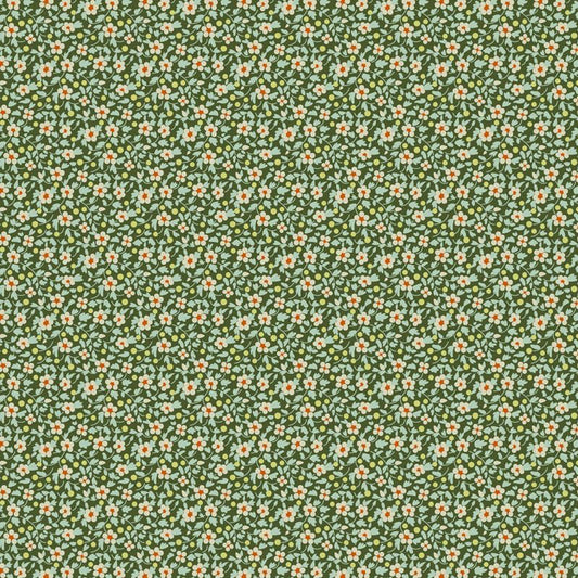 Tilda - Brie Basics - Small Florals - Pine - 130188
