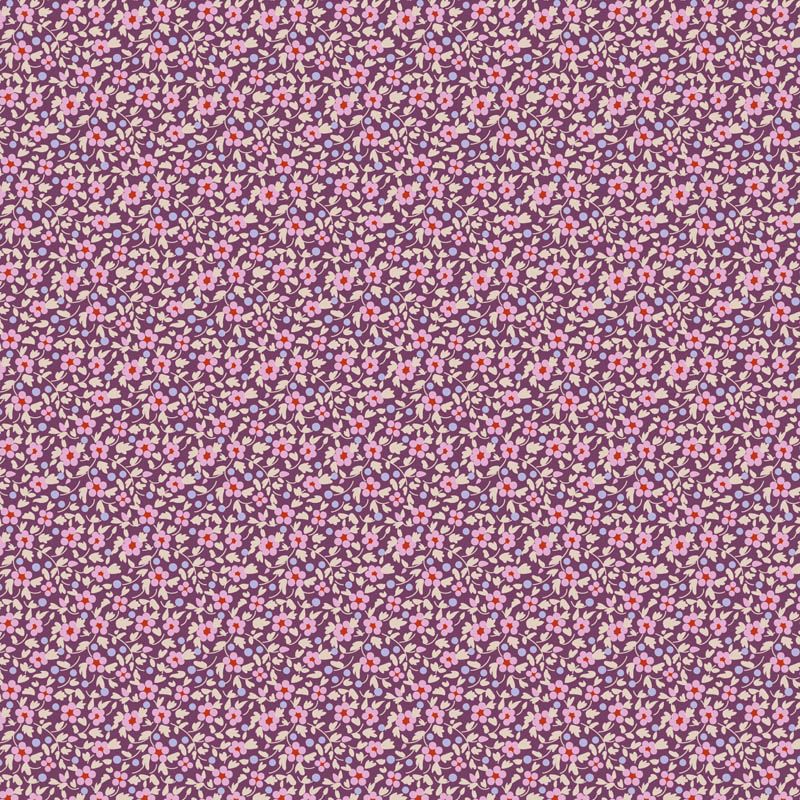 Tilda - Brie Basics - Small Florals - Heather - 130192