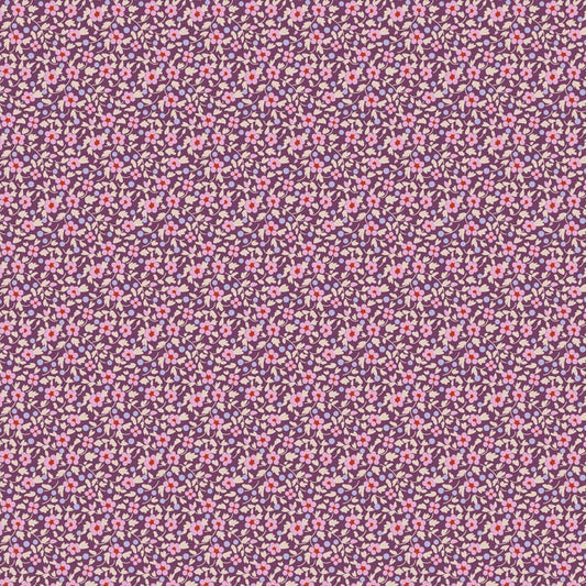 Tilda - Brie Basics - Small Florals - Heather - 130192