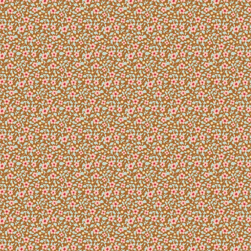 Tilda - Brie Basics - Small Florals - Sand - 130195