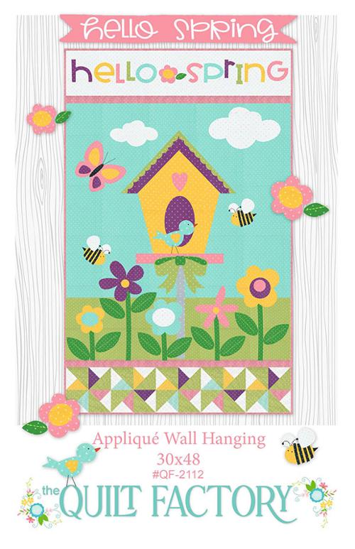 Hello Spring Applique Wall Hanging Quilt Pattern By The Quilt Factory