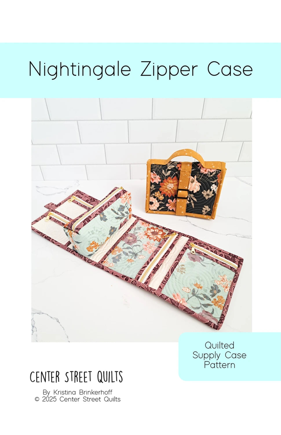 Nightingale Zipper Case Pattern By Center Street Quilts