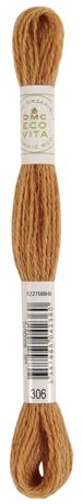 DMC Eco Vita 100% Organic Wool Crewel Thread - Choose Color - One Skein