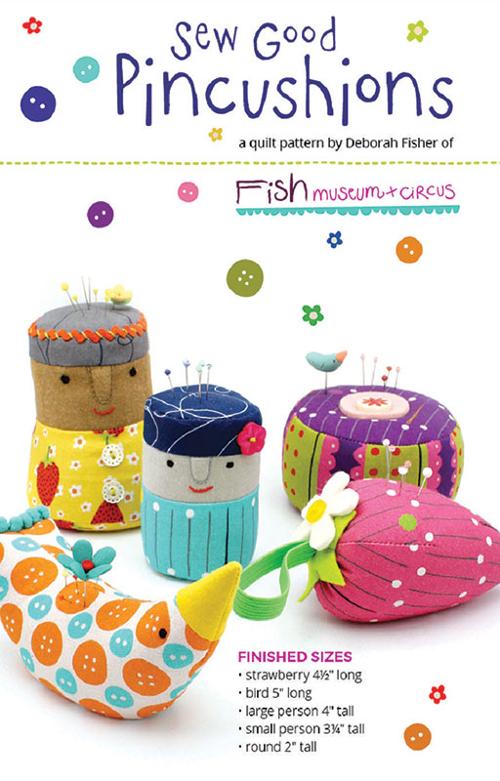 Sew Good Pincushions Pattern By Fish Museum and Circus