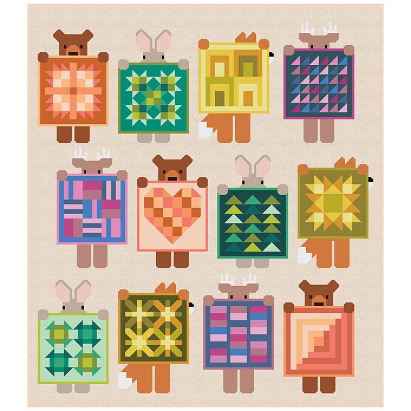Elizabeth Hartman Moda Bella Solids 2025 Show And Tell Factory Cut Kit