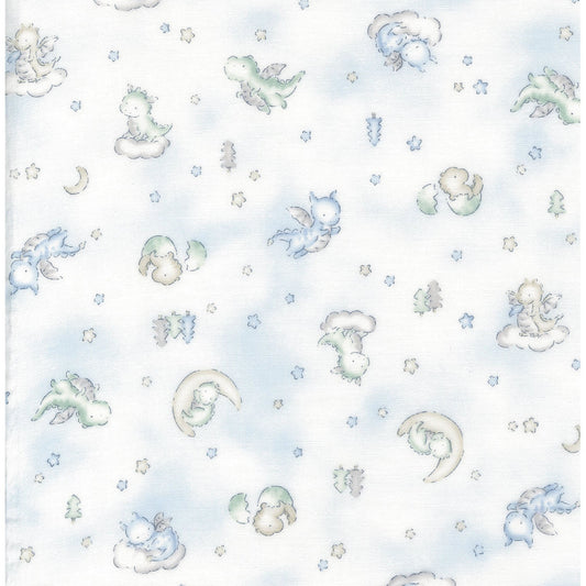 Kokka - Royal Baby - Dinosaurs Double Gauze - KOKYPA-66020-1-A