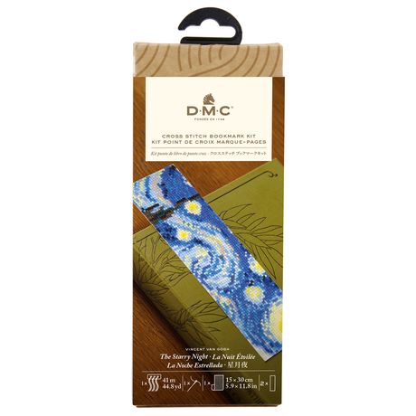 DMC Cross Stitch Bookmark Kit - Starry Night