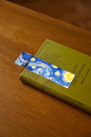 DMC Cross Stitch Bookmark Kit - Starry Night