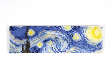 DMC Cross Stitch Bookmark Kit - Starry Night