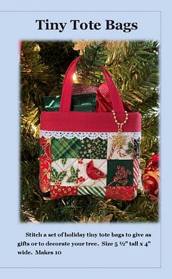 Tiny Tote Bag Pattern By J Minnis Designs