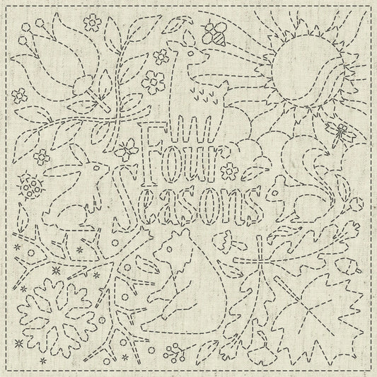 QH Textiles Sashiko Cloth - Four Seasons