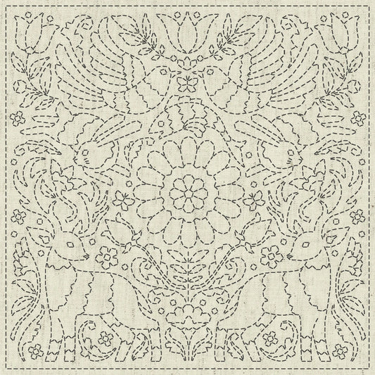 QH Textiles Sashiko Cloth - Good News