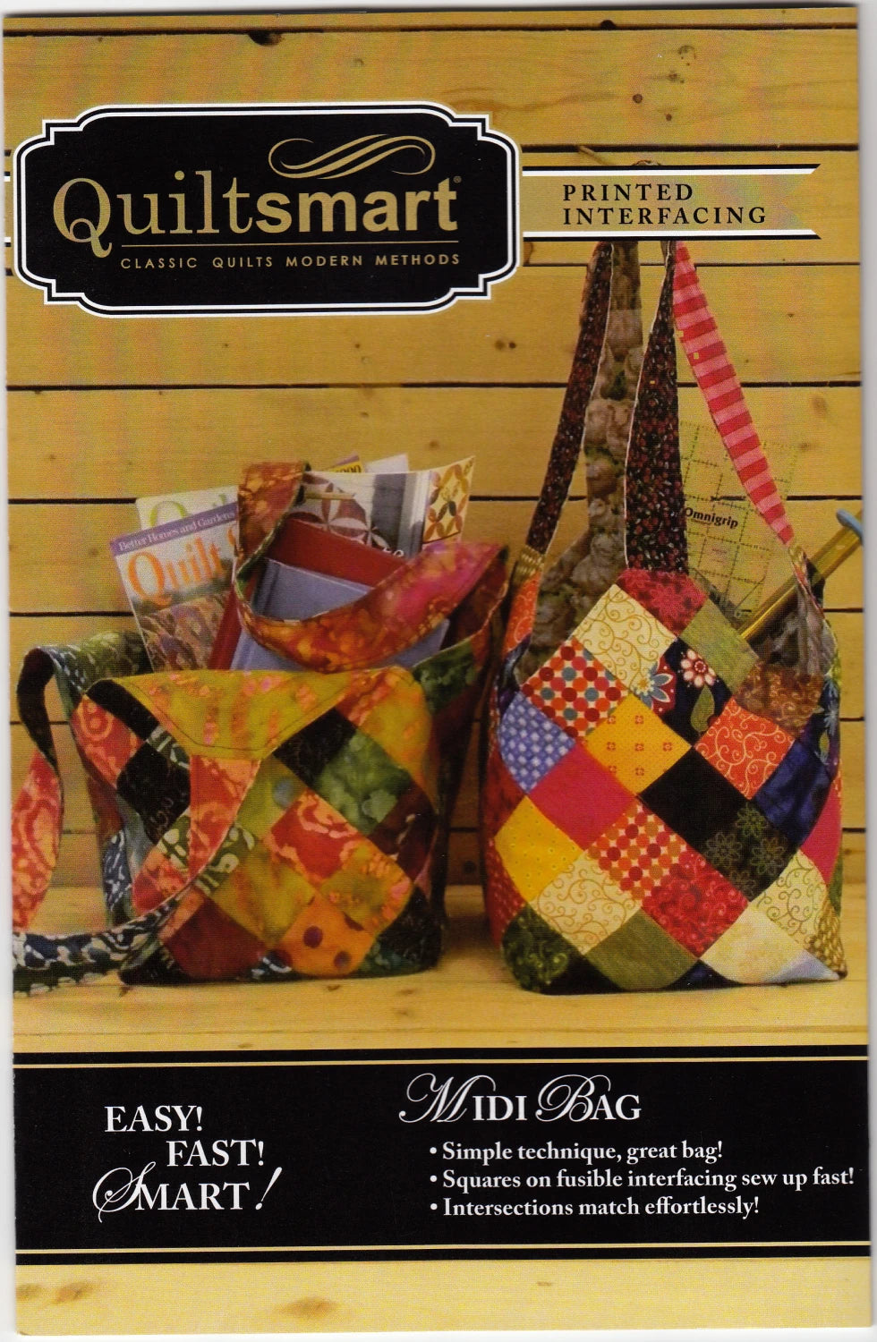 Midi Bag Pattern and Interfacing By Quiltsmart