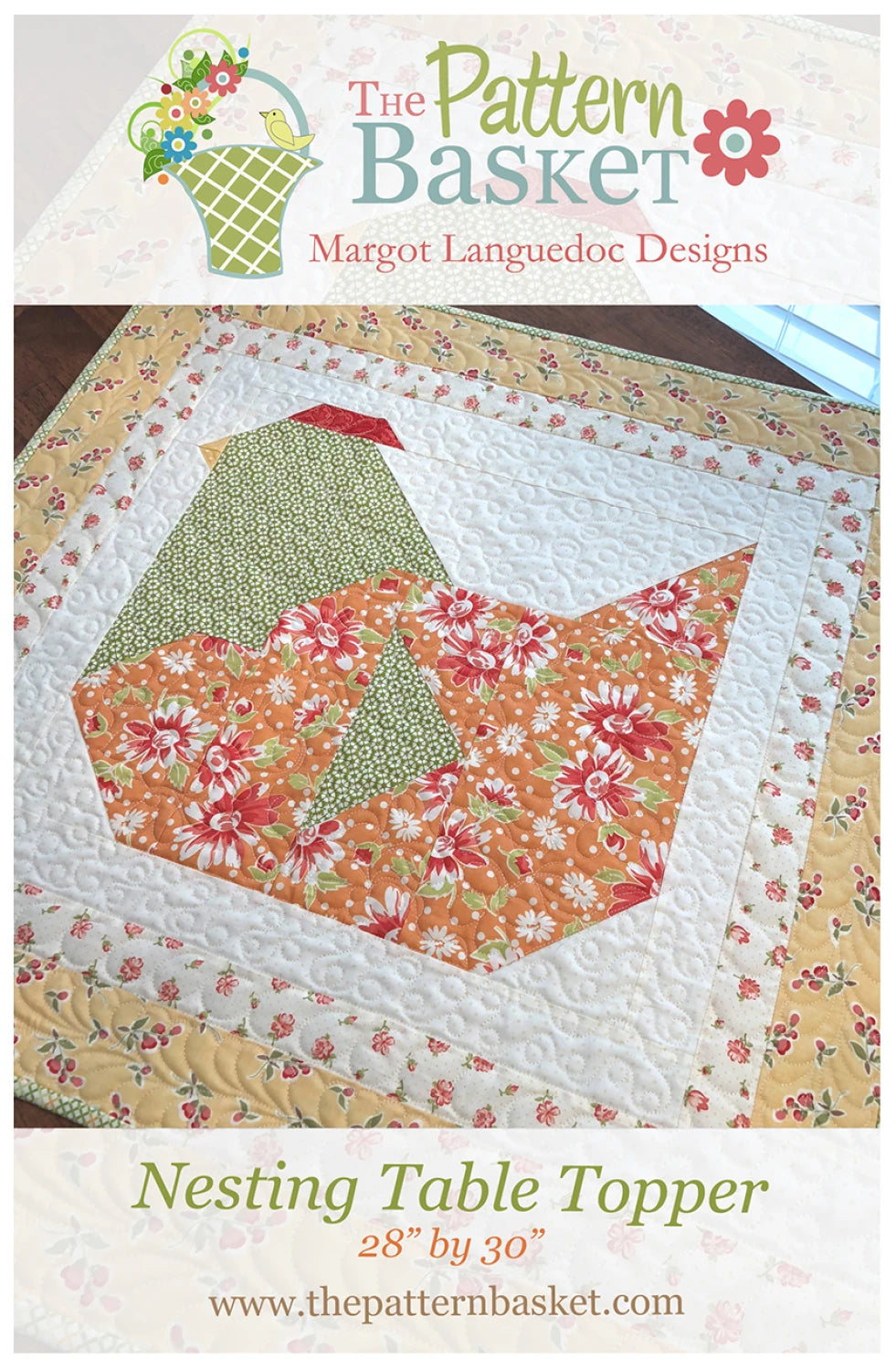 Nesting Table Topper Pattern By The Pattern Basket