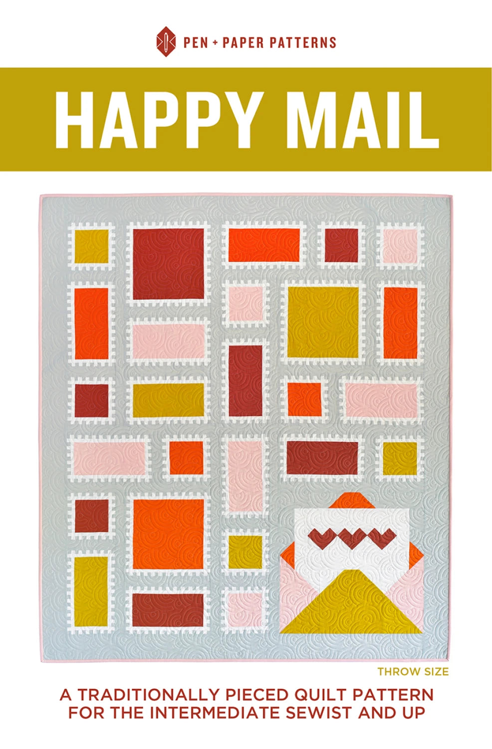Happy Mail Quilt Pattern By Pen and Paper Patterns