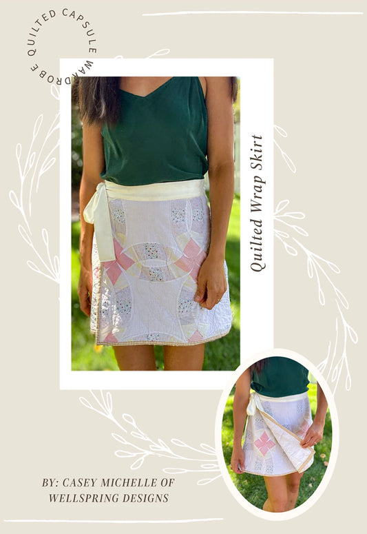 Quilted Wrap Skirt Pattern By Wellspring Designs