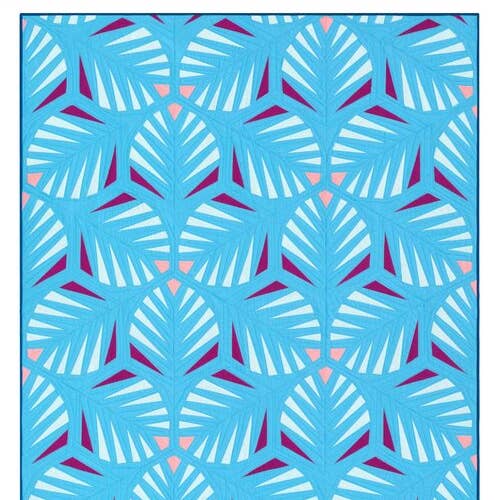 The Fan Palm Quilt Pattern By Violet Craft