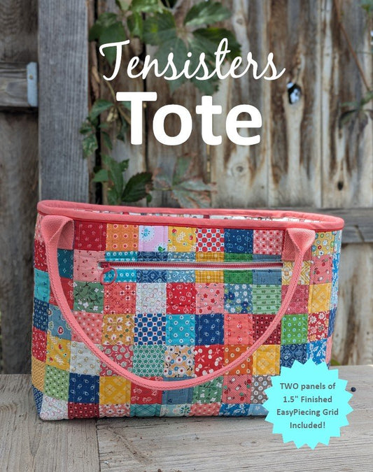 Tote Bag Bookley Pattern By Ten Sisters