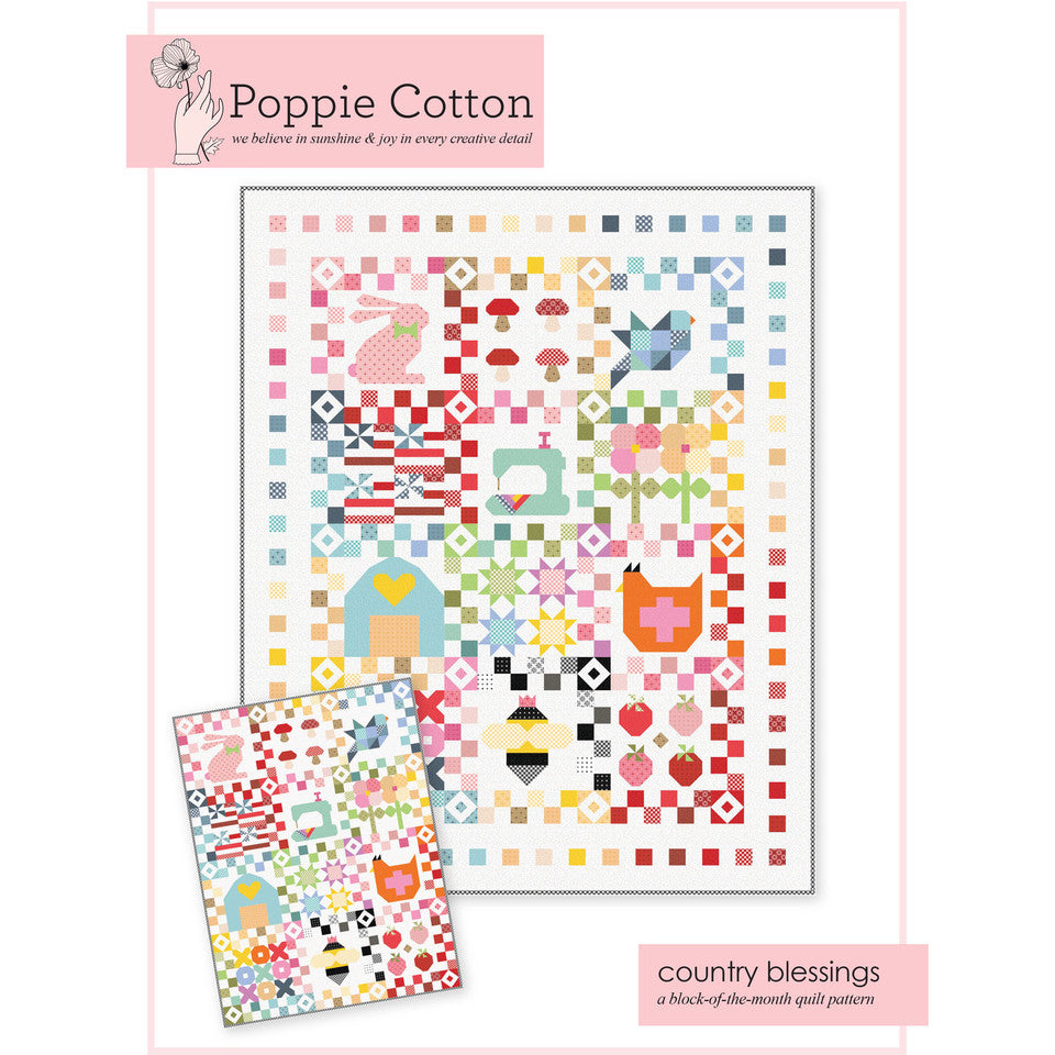 Country Blessings Quilt Pattern By Poppie Cotton