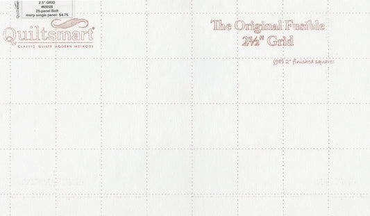 Quiltsmart 2-1/2" Pixel Grid Fusible Panel - One Panel