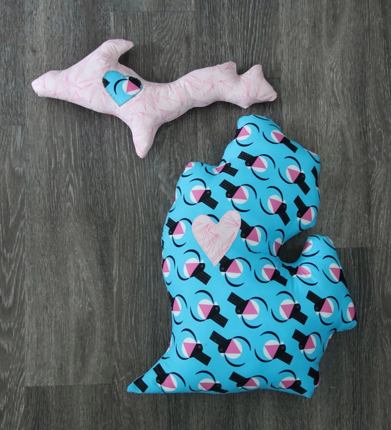 Hello Michigan Pillow Pattern By Crimson Tate