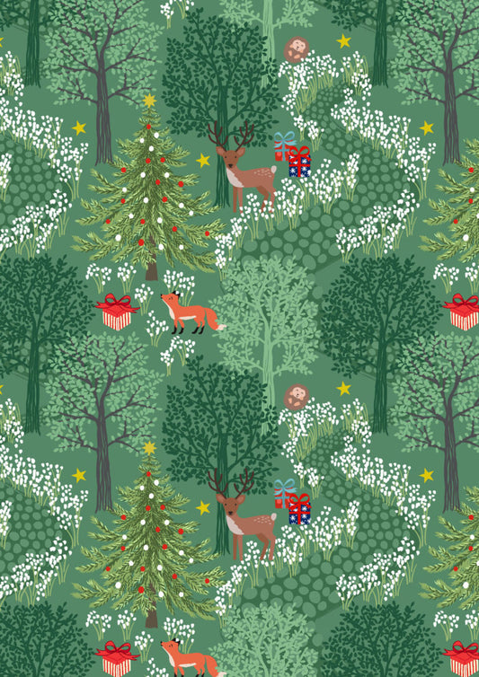 Preorder - Lewis and Irene - Christmas in Bluebell Wood - Festive Forest Animals with Metallic Gold - C139B - Ships June 2026