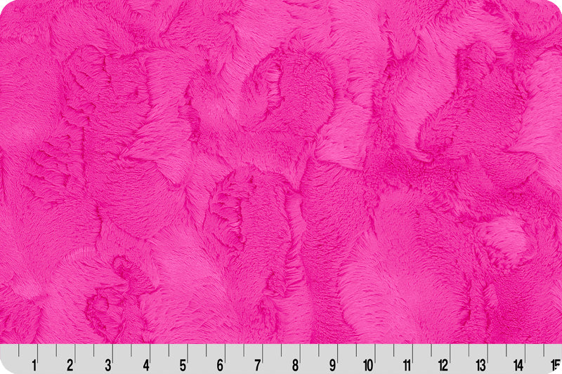 Shannon Fabrics Minky - Luxe Cuddle Hide in Think Pink - 58"/60" Wide - LCHIDE / THINKPINK