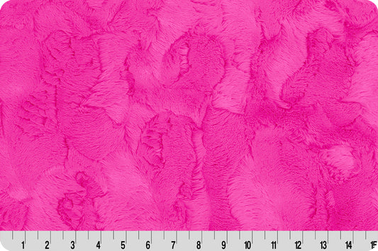 Shannon Fabrics Minky - Luxe Cuddle Hide in Think Pink - 58"/60" Wide - LCHIDE / THINKPINK