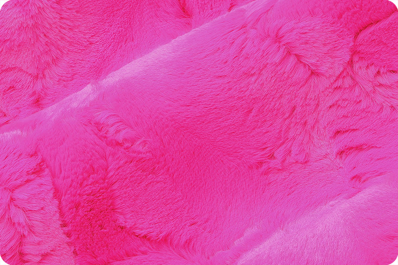 Shannon Fabrics Minky - Luxe Cuddle Hide in Think Pink - 58"/60" Wide - LCHIDE / THINKPINK