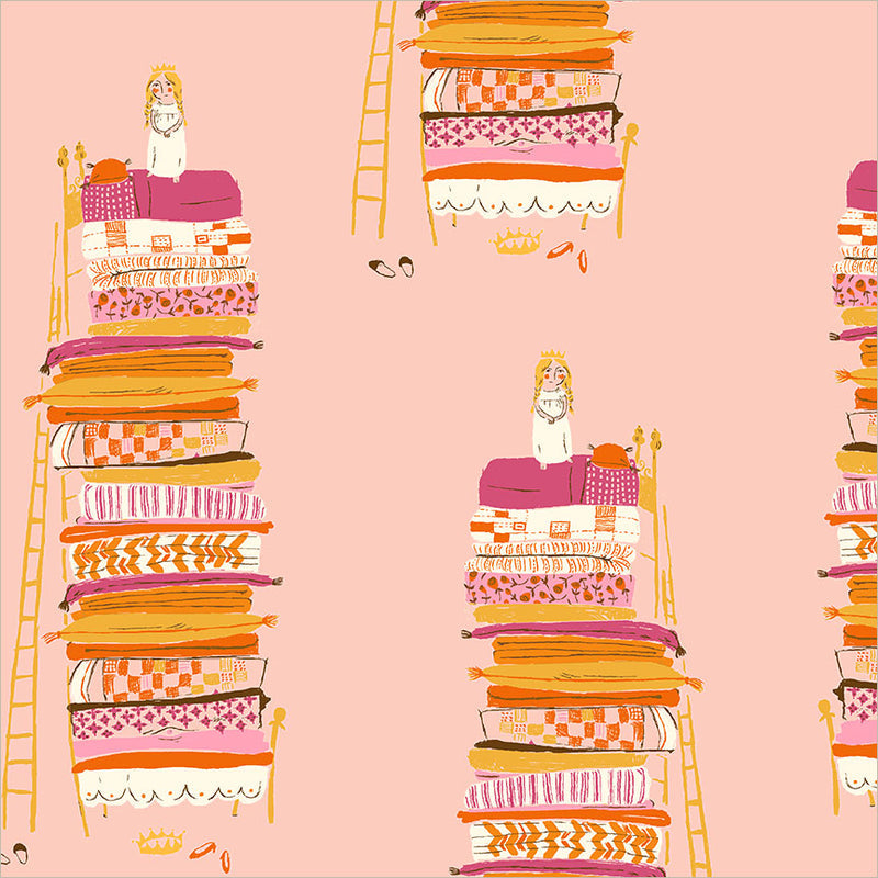 Preorder - Windham - Heather Ross - Heather Ross Favorites - Princess and the Pea - 39658D-5 Pink - Ships June 2026