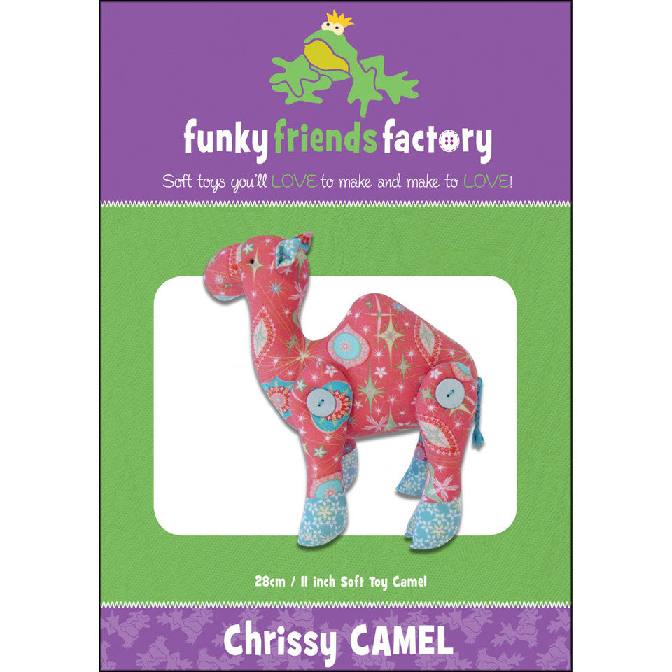 Chrissy Camel Stuffed Animal Pattern By Funky Friends Factory