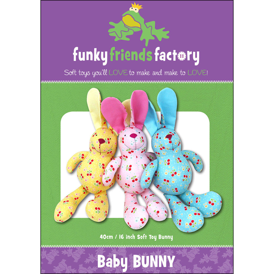 Baby Bunny Stuffed Animal Pattern By Funky Friends Factory