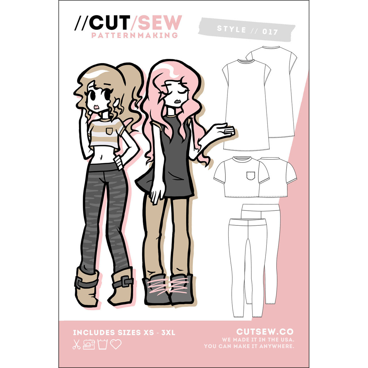 Normcore Clothing Pattern By Cut / Sew Patternmaking